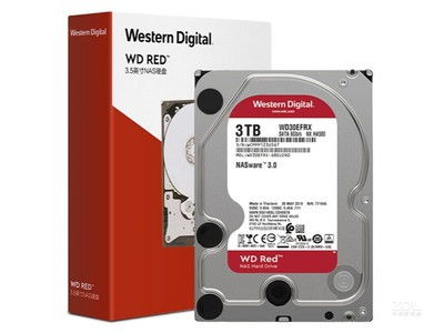 西部數據紅盤3TB 5400轉 北京促銷，專為監控與NAS設備設計